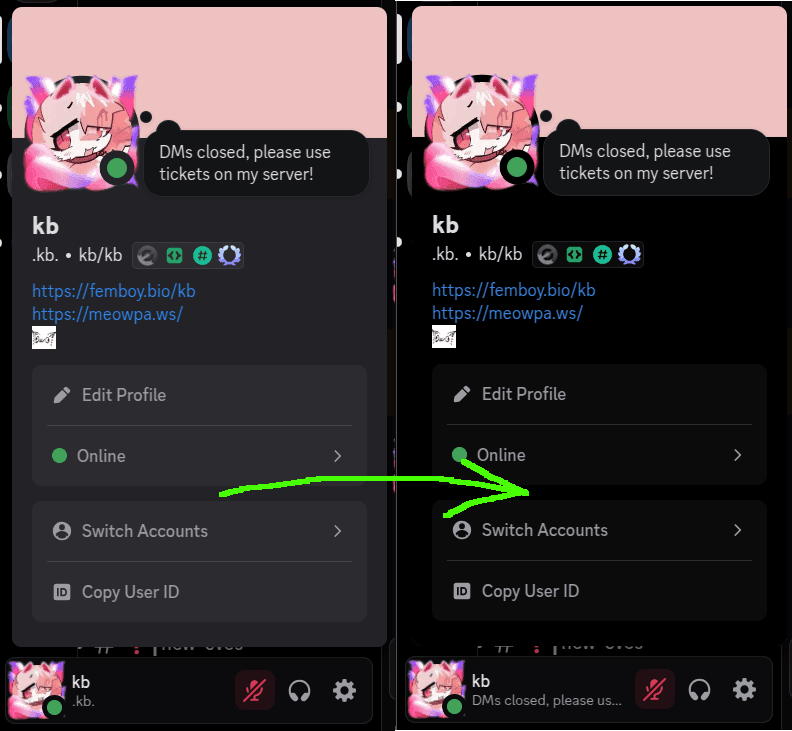 Profile Color Fix