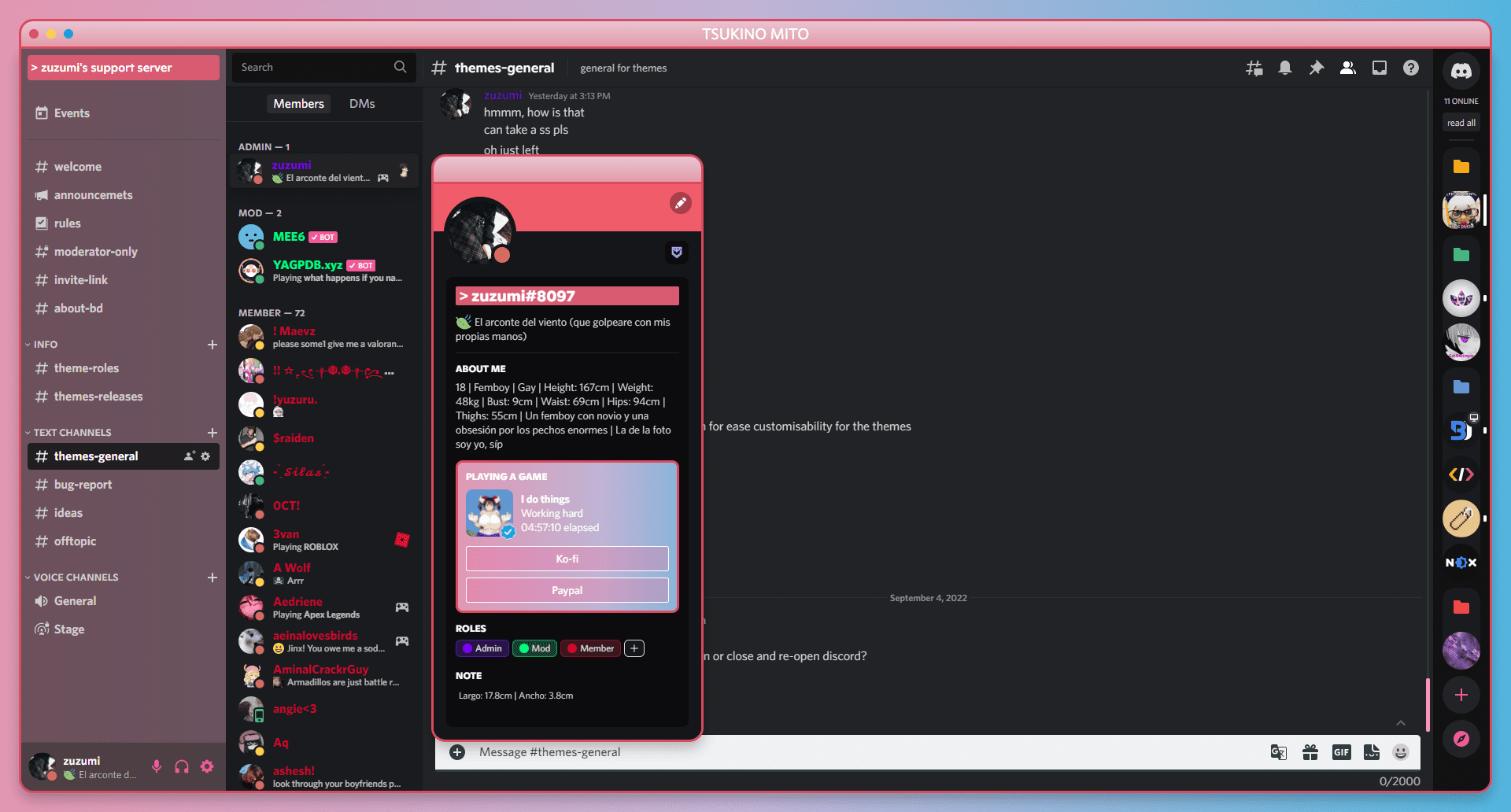 Moon Rabbits Dream About Virtual - Discord Theme